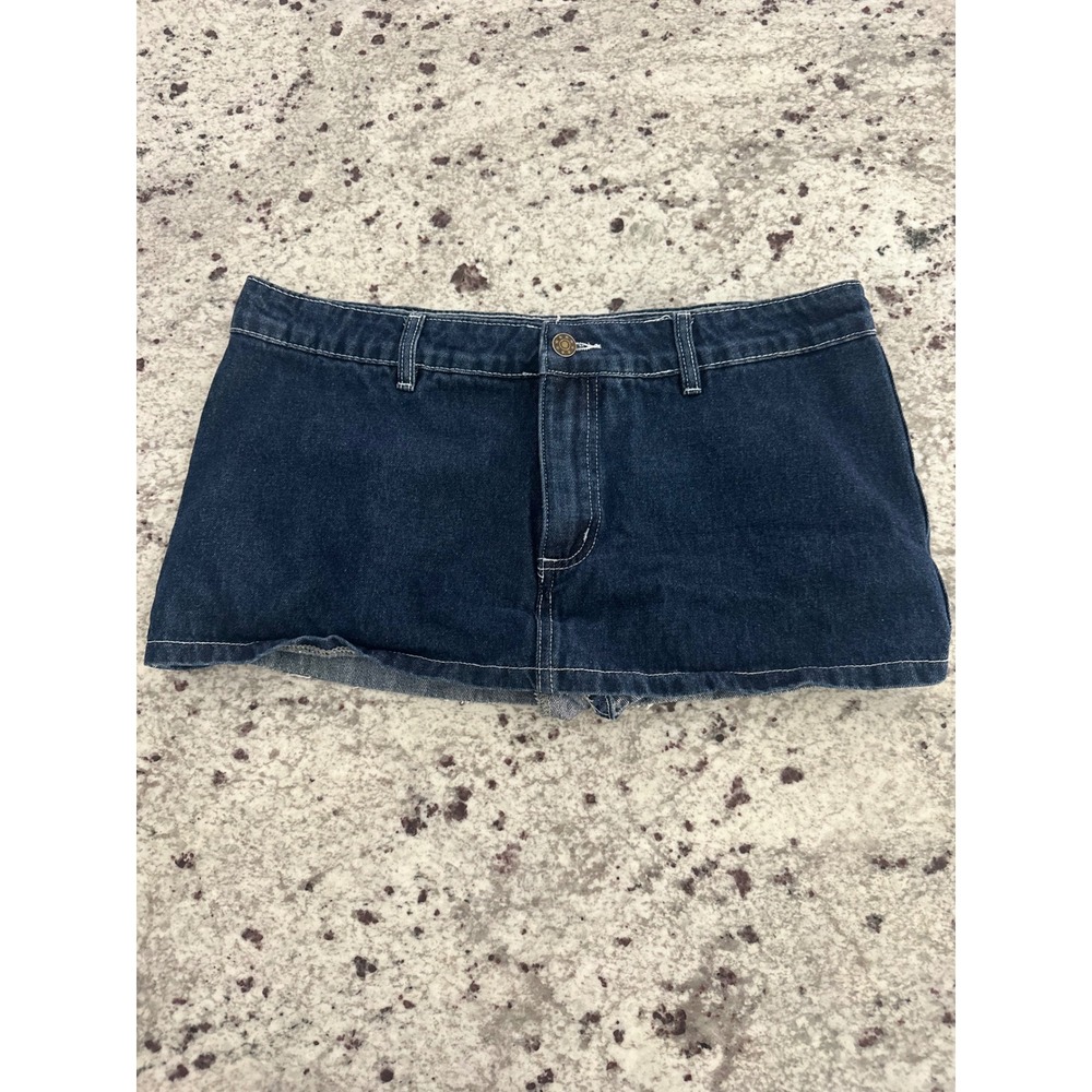 Lioness rhode denim mini skort m medium